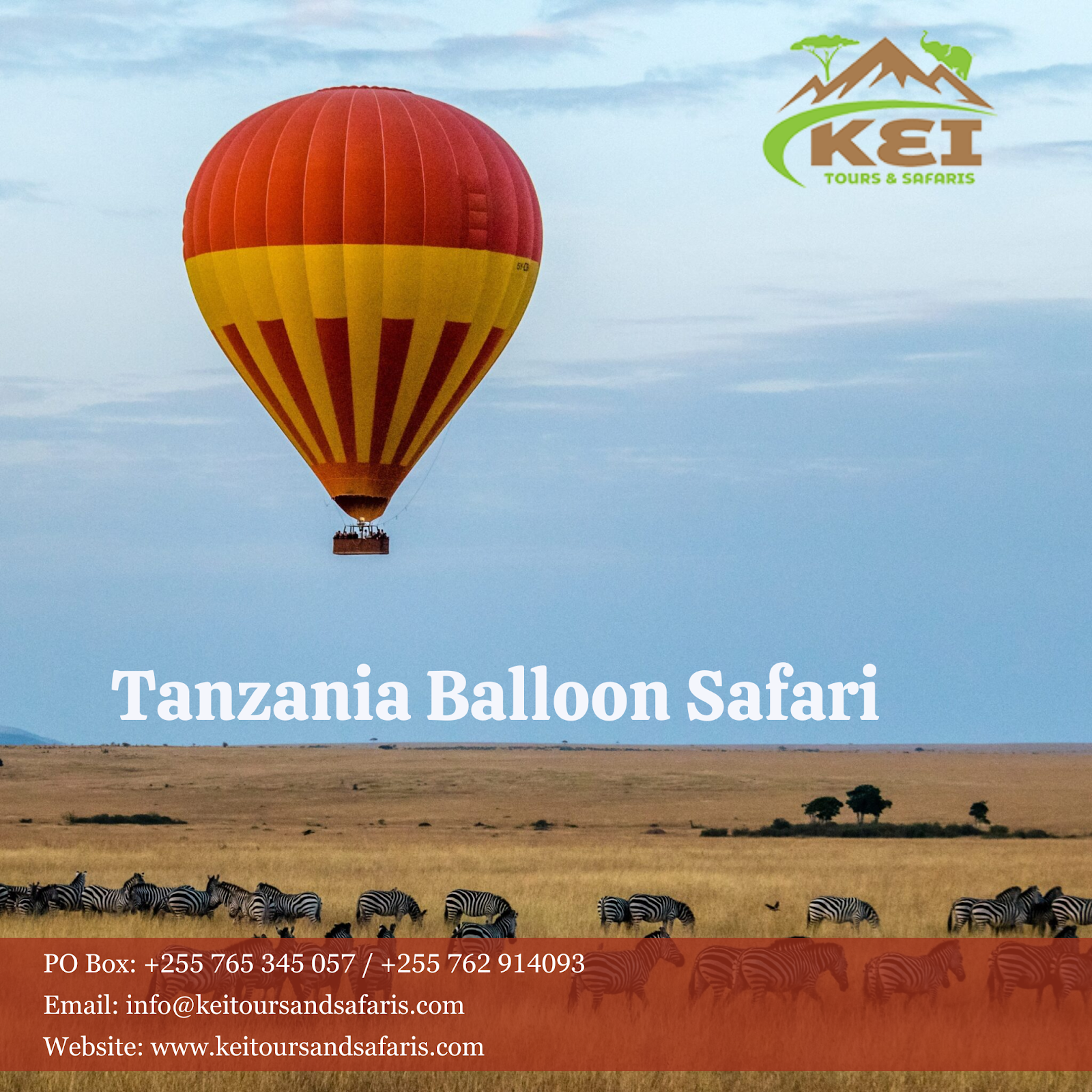 Tanzania Balloon Safari
