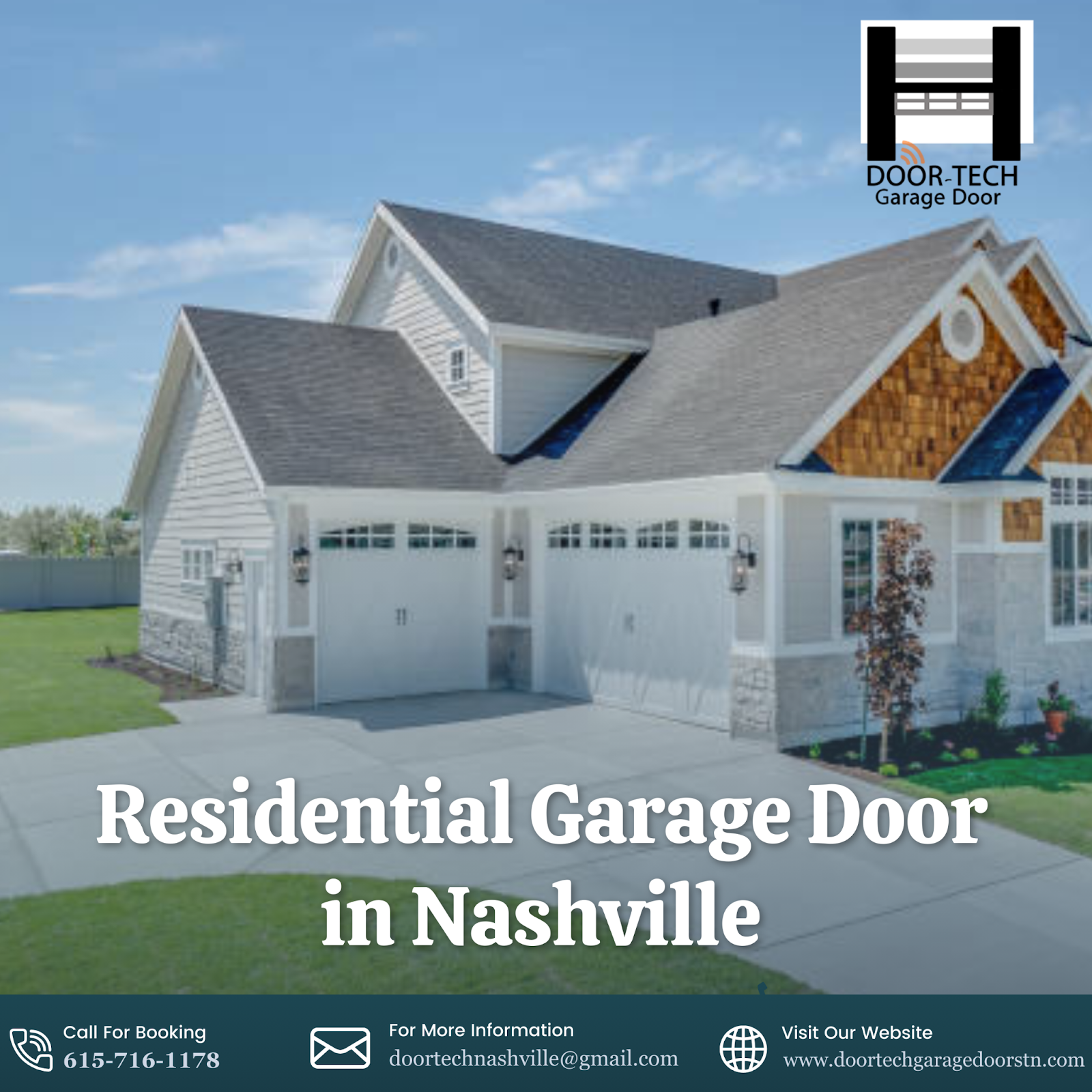 Residential Garage Doors in Nashville