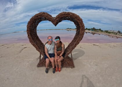 During a private Yucatan discovery tour.